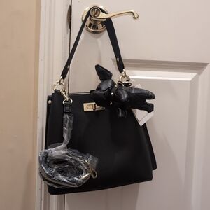 Rachel Zoe Black Polyurethane Shoulder bag